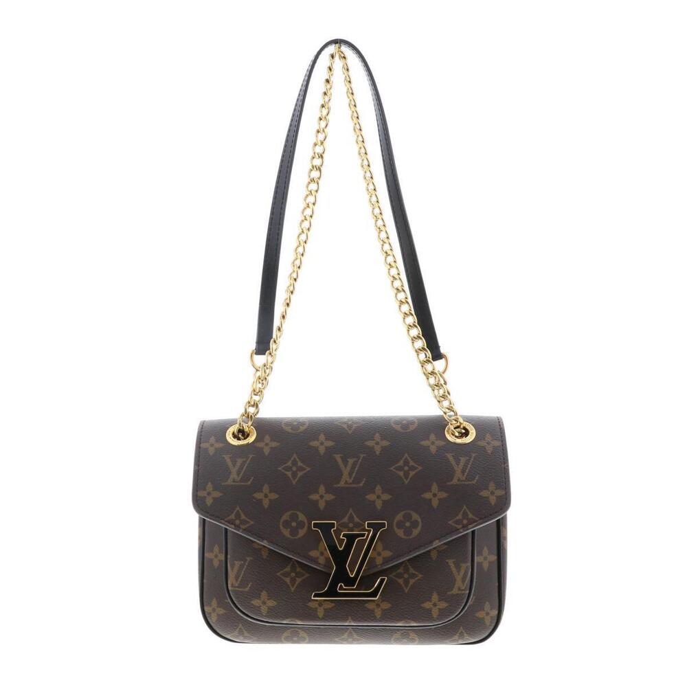 LOUIS VUITTON Passy Bag Shoulder Messenger Monogram Brown